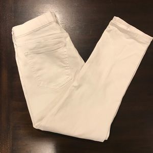 Gap White Denim Capris